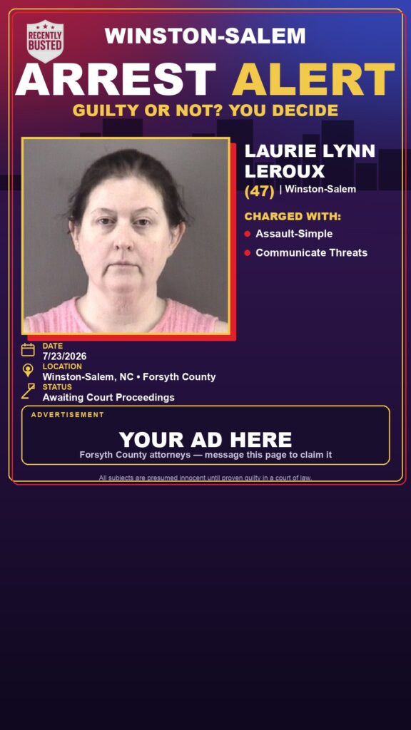 Booking photo of LAURIE LYNN LEROUX