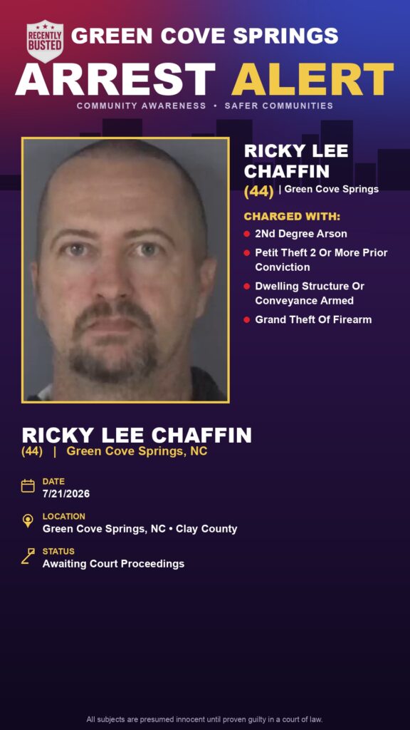 Booking photo of RICKY LEE CHAFFIN