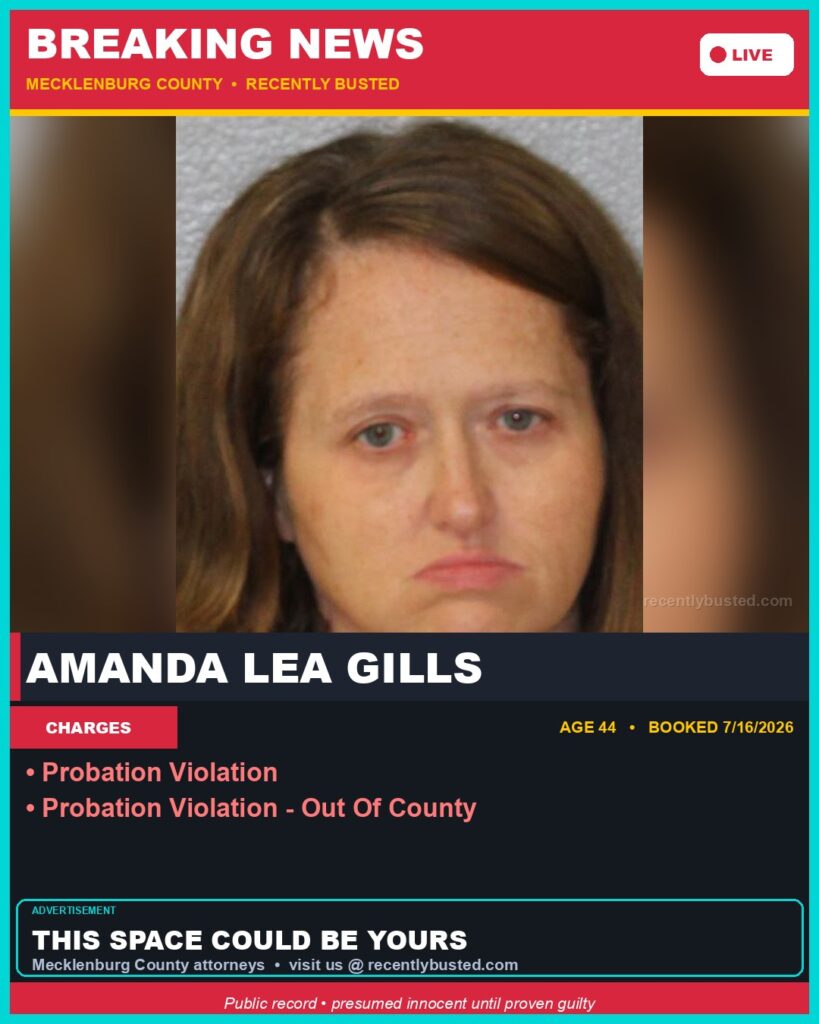 Booking photo of AMANDA LEA GILLS