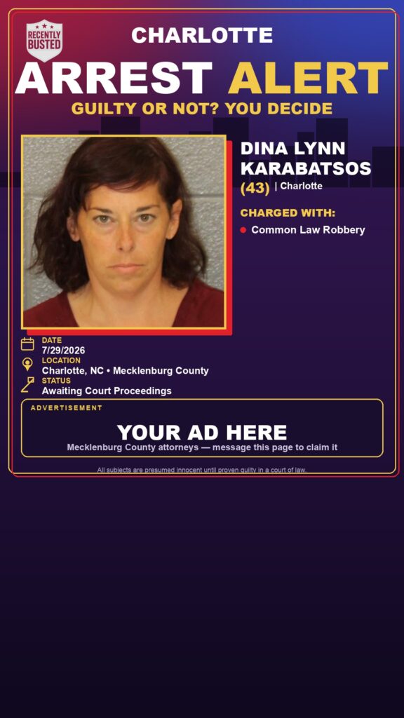 Booking photo of DINA LYNN KARABATSOS