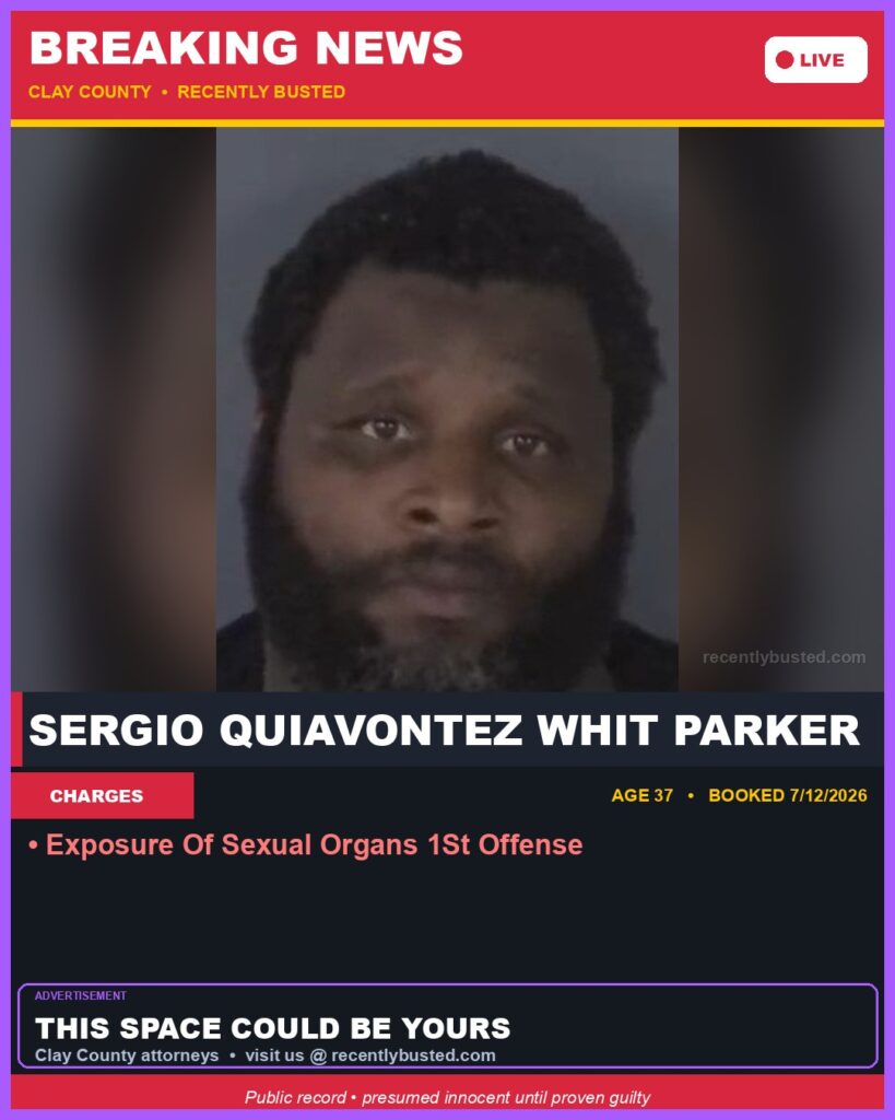 Booking photo of SERGIO QUIAVONTEZ WHIT PARKER