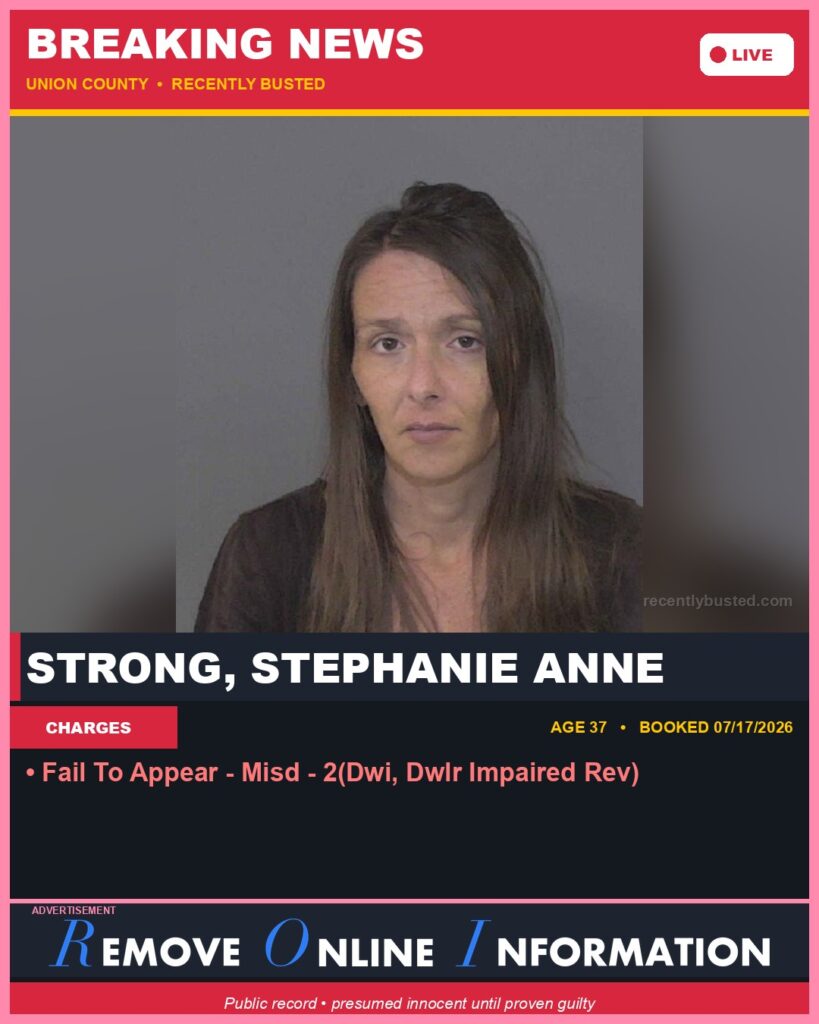 Booking photo of STRONG, STEPHANIE ANNE