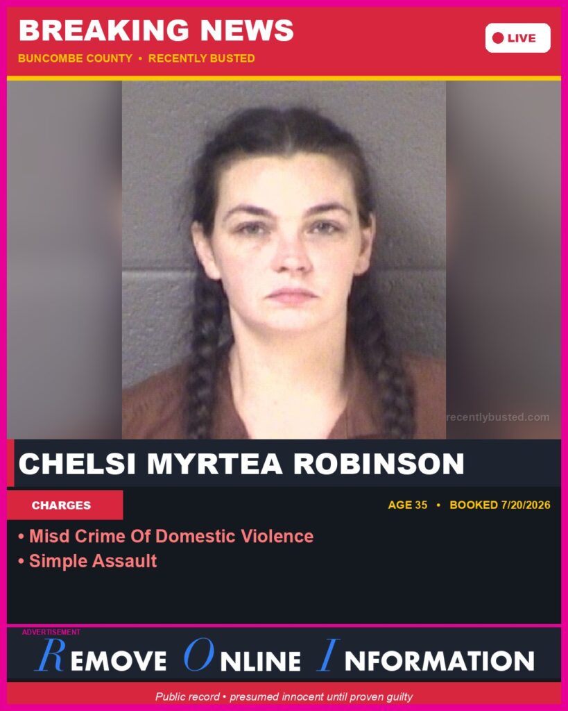 Booking photo of CHELSI MYRTEA ROBINSON