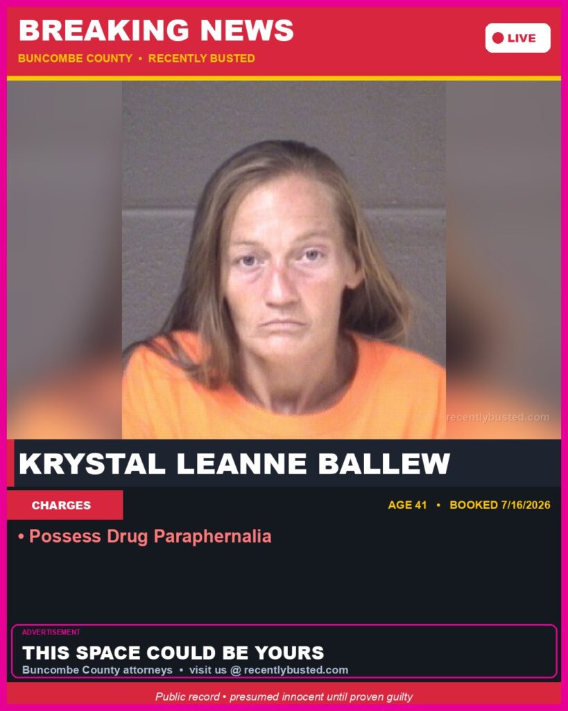 Booking photo of KRYSTAL LEANNE BALLEW