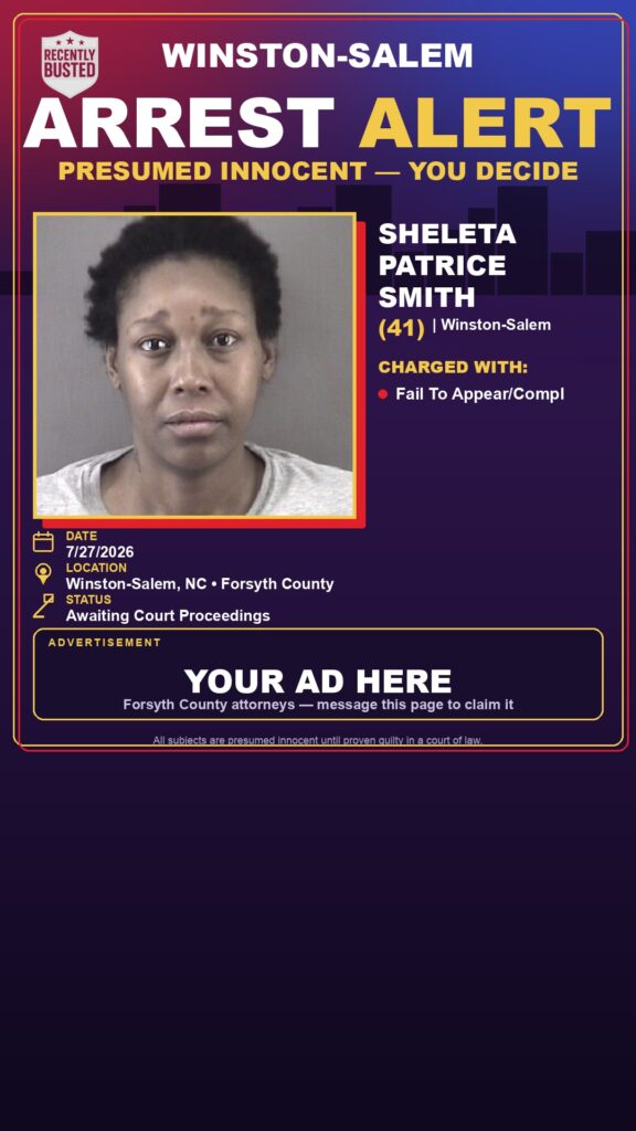 Booking photo of SHELETA PATRICE SMITH