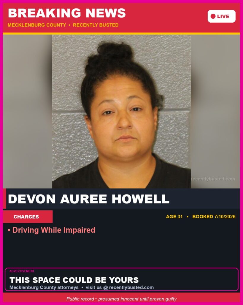 Booking photo of DEVON AUREE HOWELL