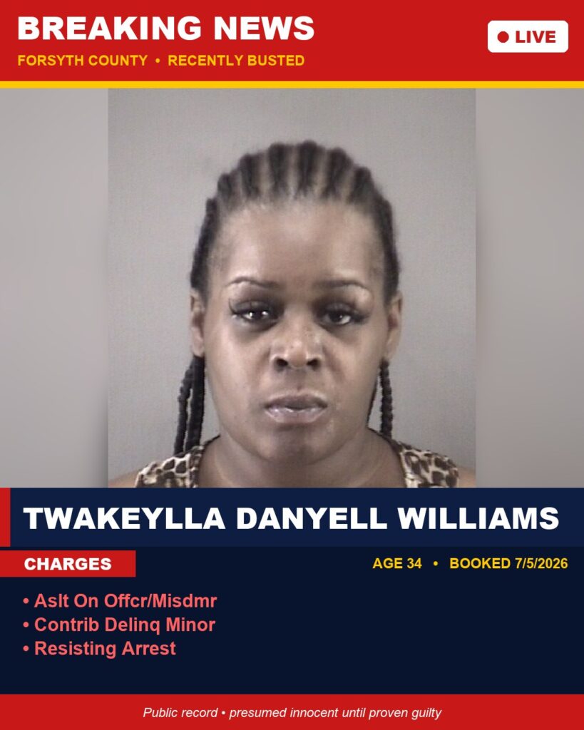 Booking photo of TWAKEYLLA DANYELL WILLIAMS