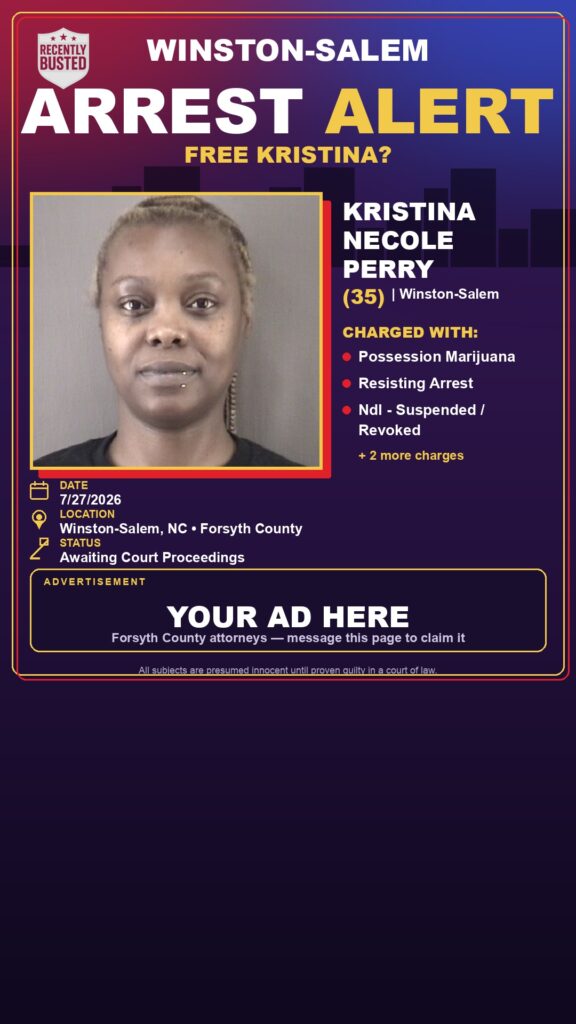 Booking photo of KRISTINA NECOLE PERRY