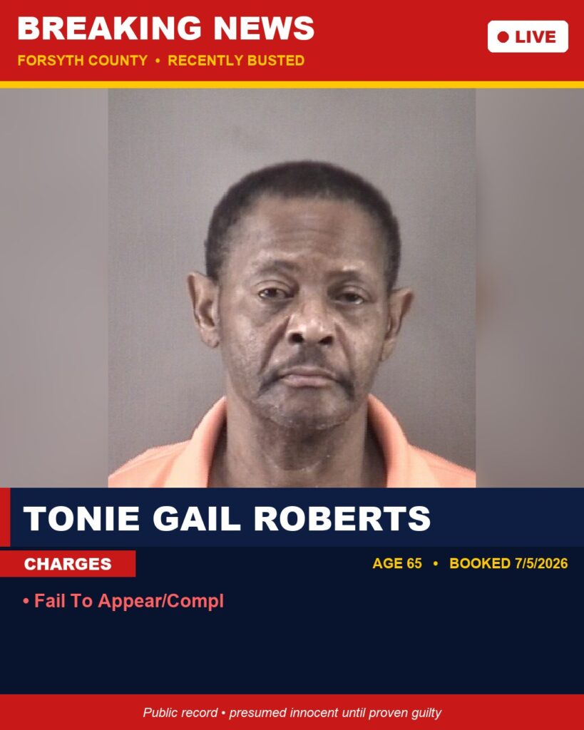 Booking photo of TONIE GAIL ROBERTS