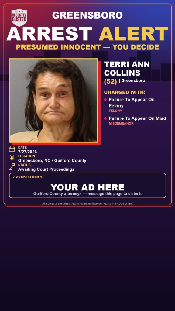 Booking photo of TERRI ANN COLLINS