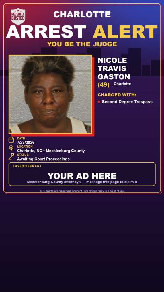 Booking photo of NICOLE TRAVIS GASTON