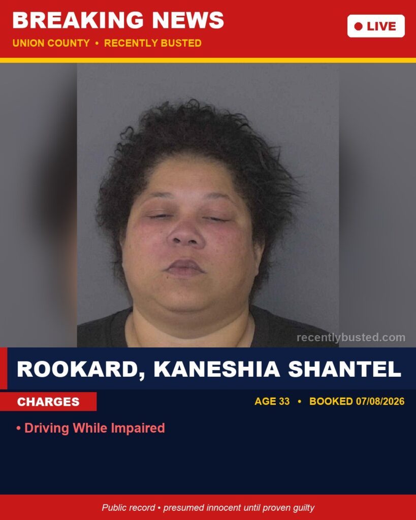 Booking photo of ROOKARD, KANESHIA SHANTEL