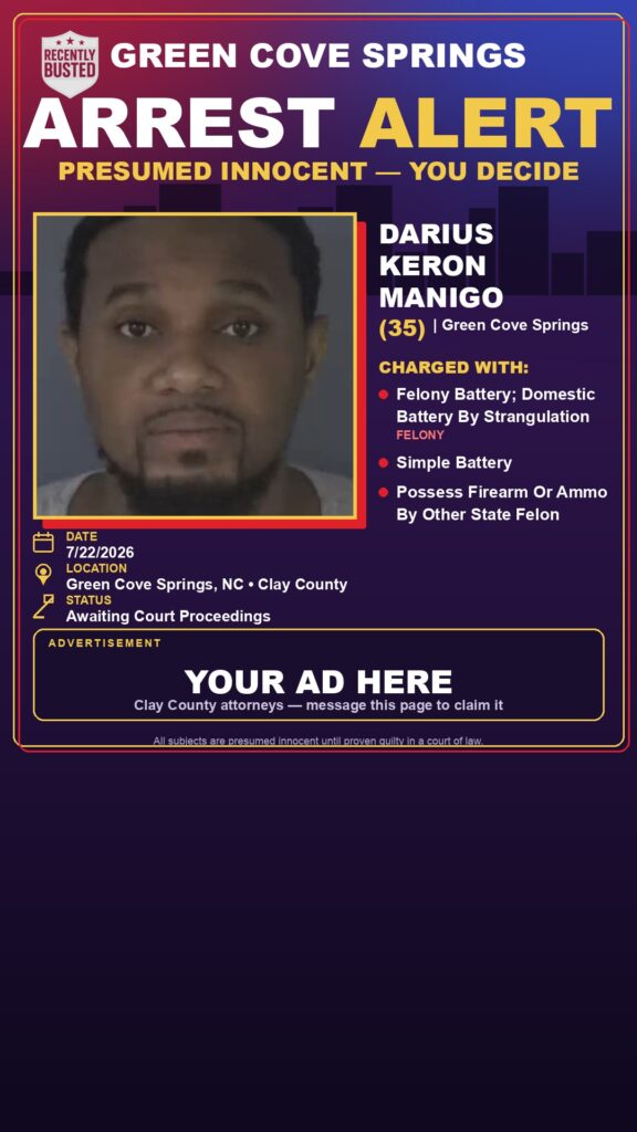 Booking photo of DARIUS KERON MANIGO