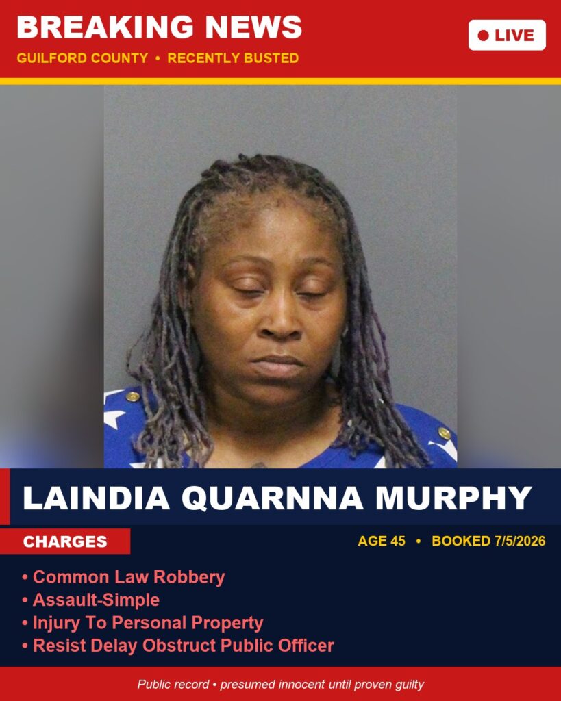 Booking photo of LAINDIA QUARNNA MURPHY