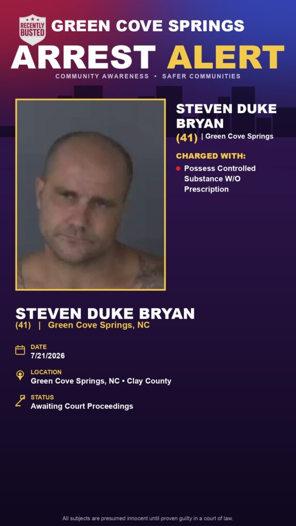 Booking photo of STEVEN DUKE BRYAN