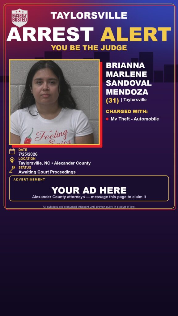 Booking photo of BRIANNA MARLENE SANDOVAL MENDOZA