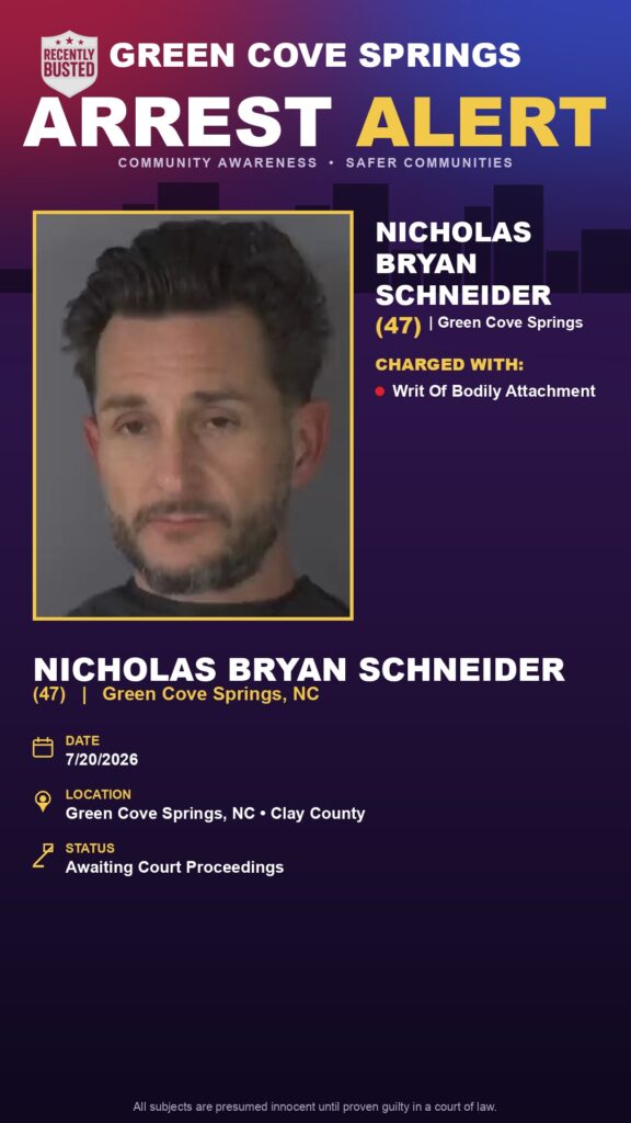 Booking photo of NICHOLAS BRYAN SCHNEIDER