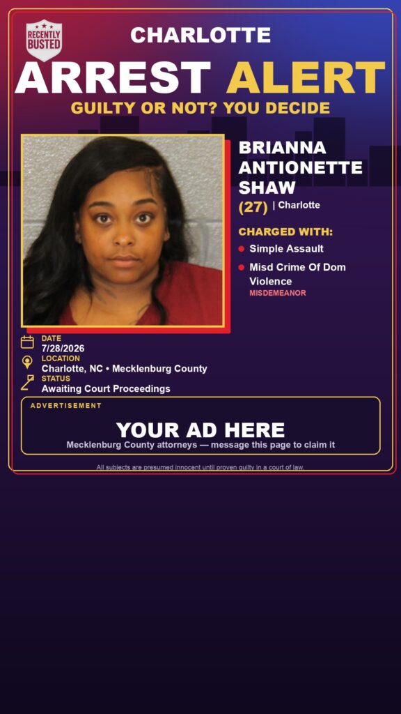 Booking photo of BRIANNA ANTIONETTE SHAW