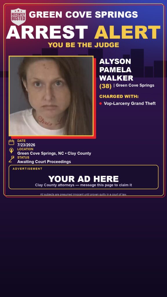 Booking photo of ALYSON PAMELA WALKER