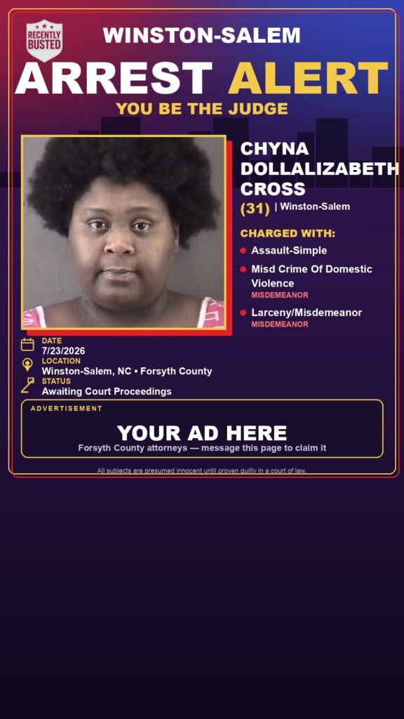 Booking photo of CHYNA DOLLALIZABETH CROSS