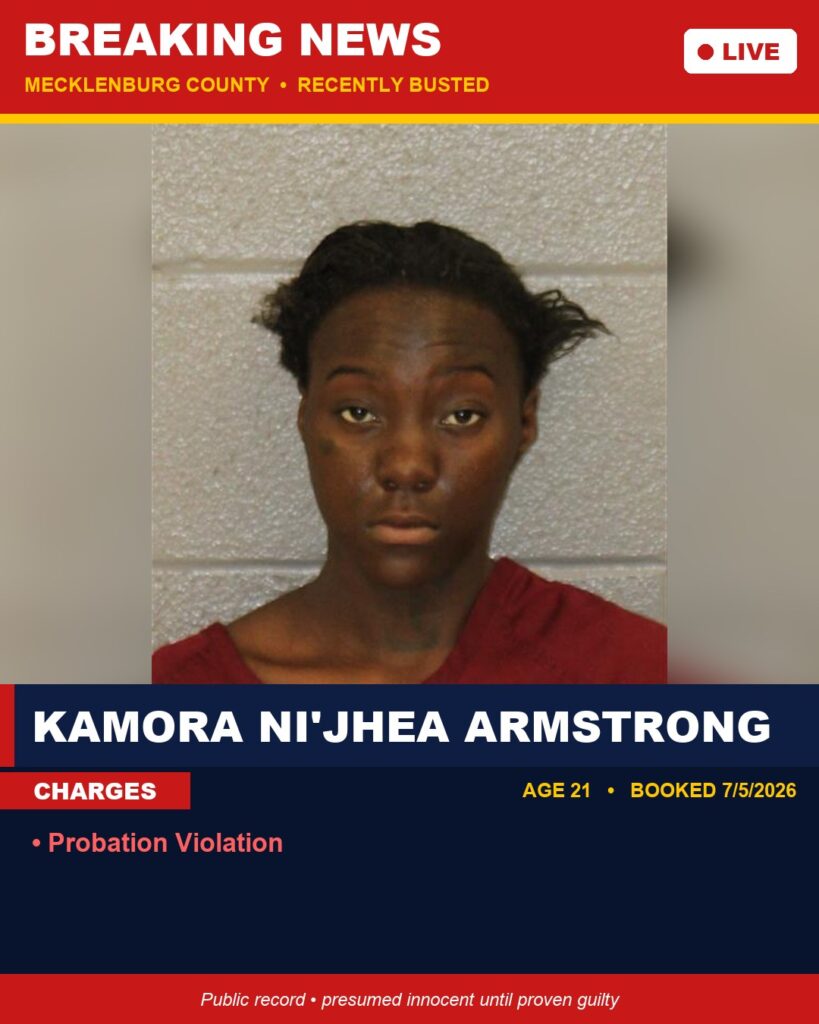 Booking photo of KAMORA NI'JHEA ARMSTRONG
