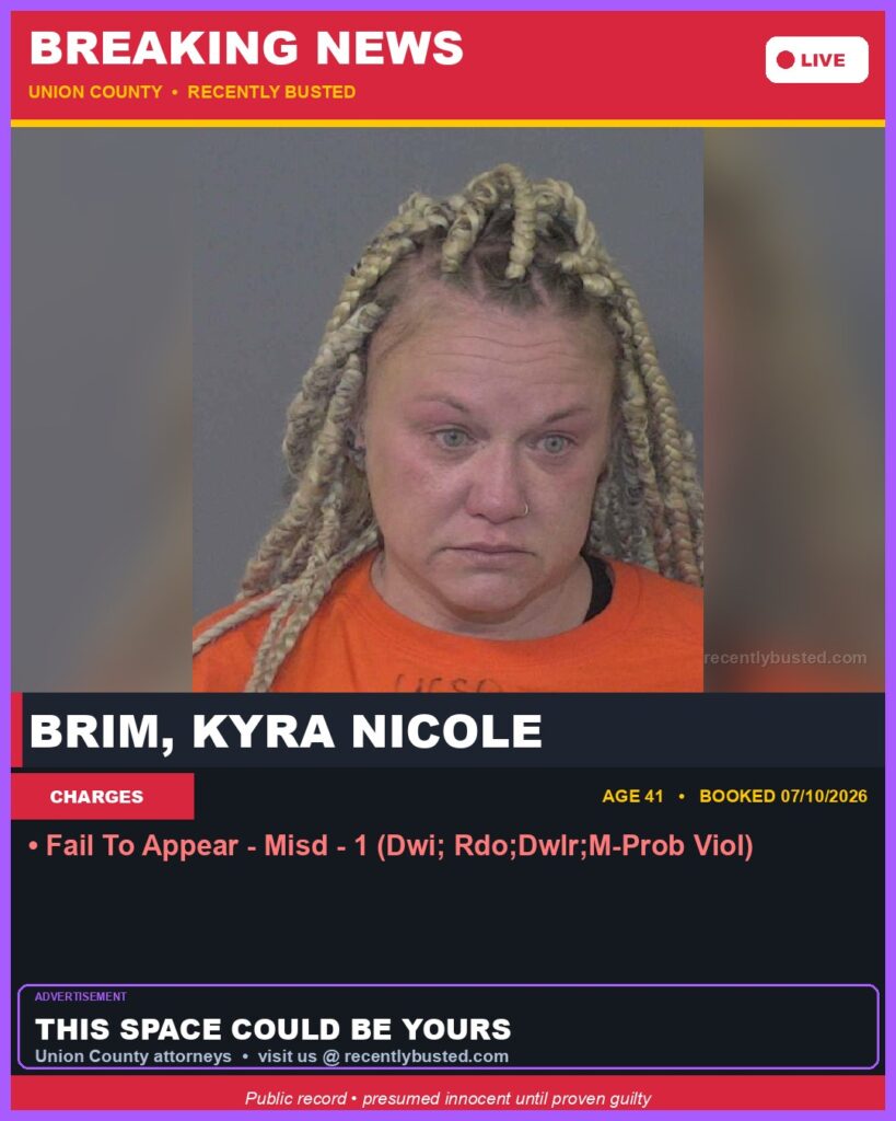 Booking photo of BRIM, KYRA NICOLE