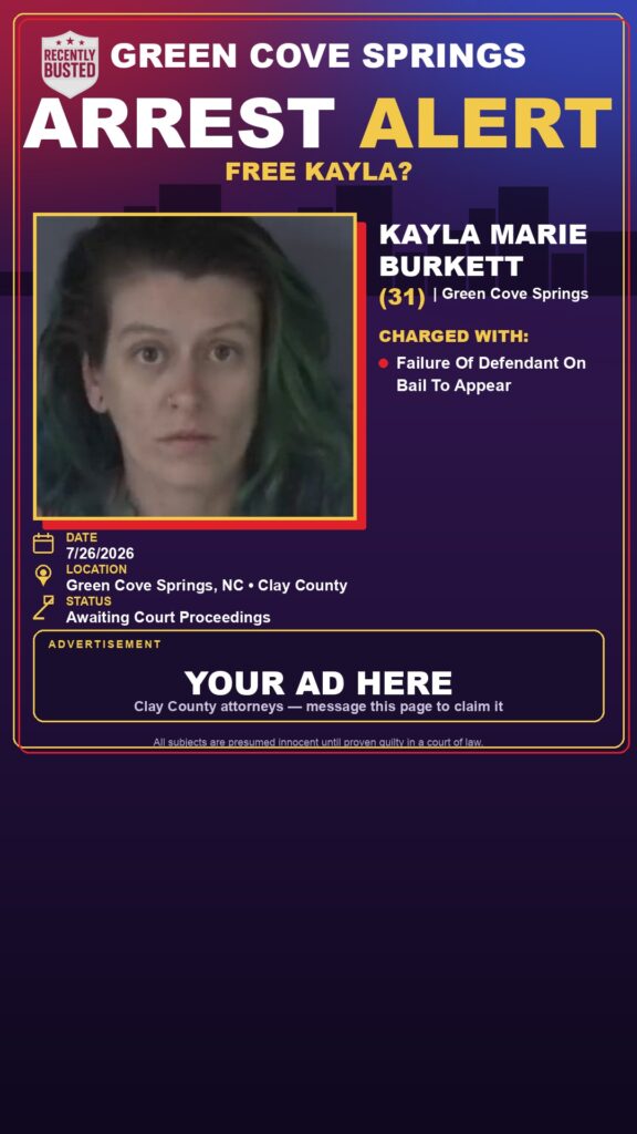 Booking photo of KAYLA MARIE BURKETT