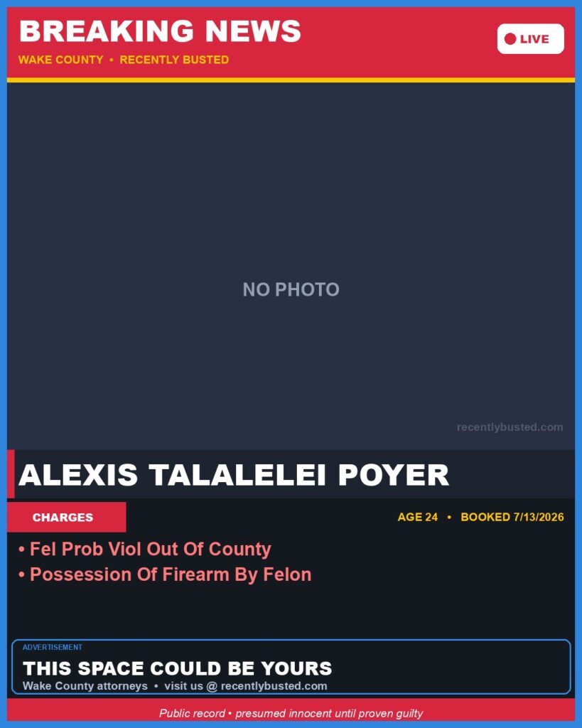 Booking photo of ALEXIS TALALELEI POYER