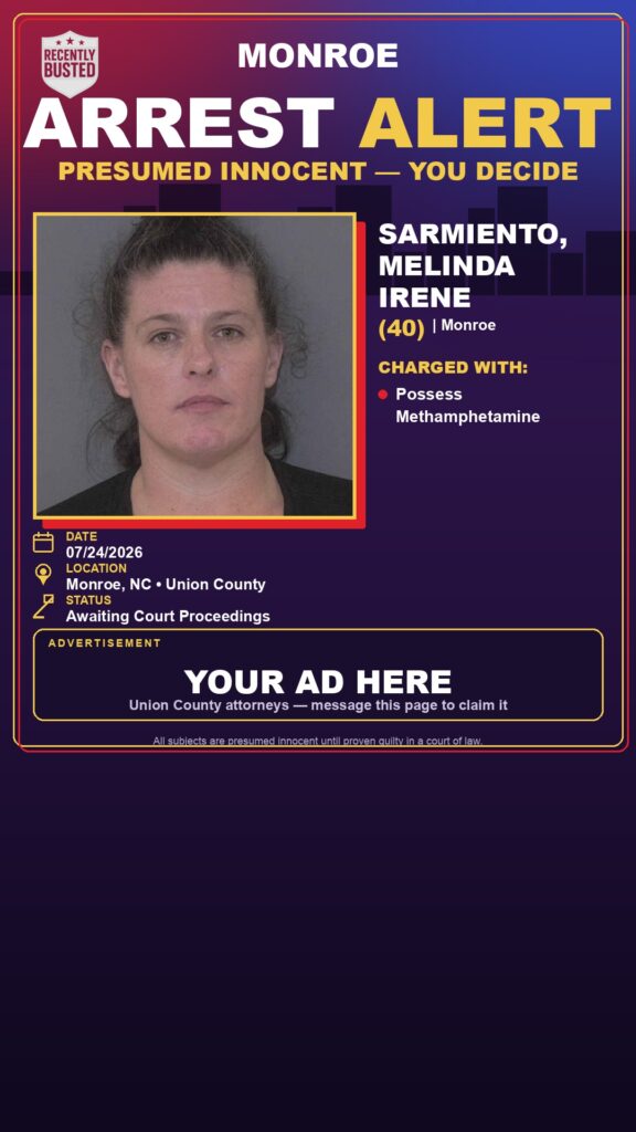 Booking photo of SARMIENTO, MELINDA IRENE