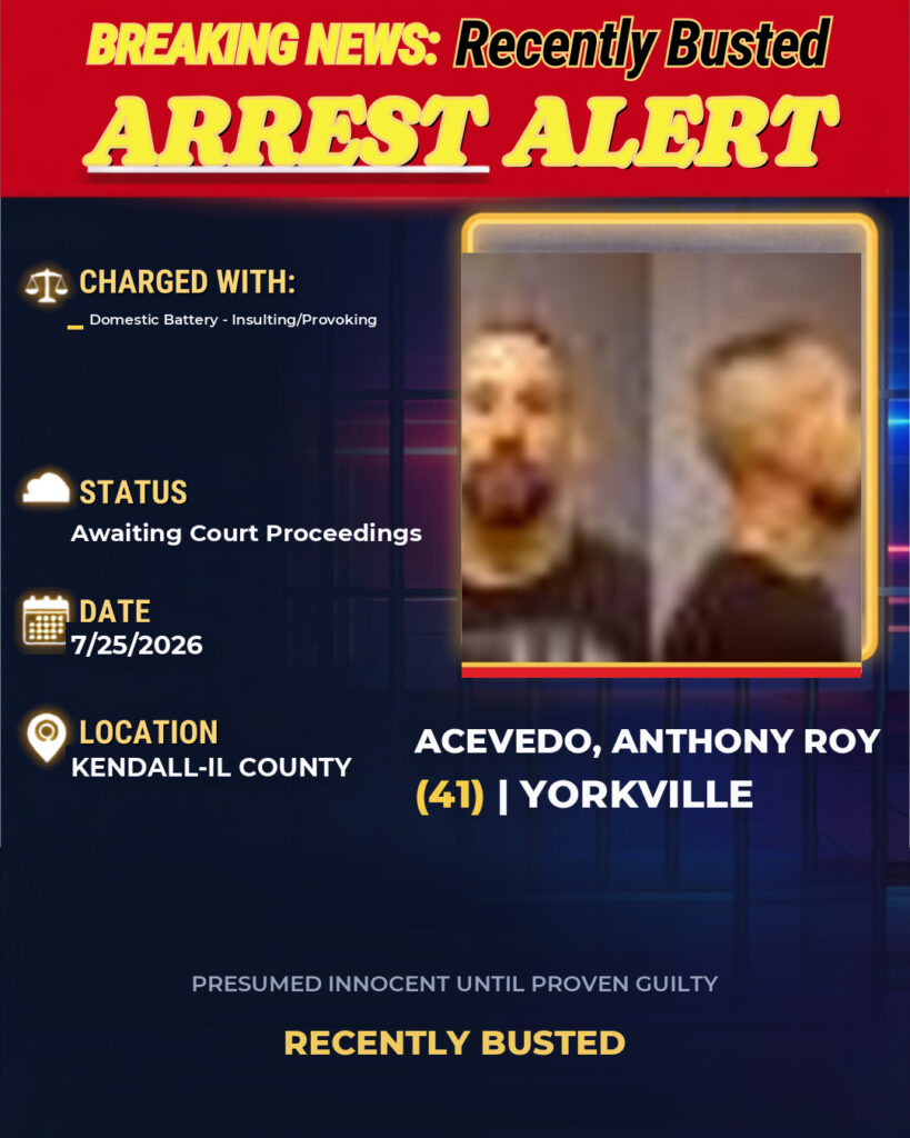 Arrest report - ACEVEDO, ANTHONY ROY