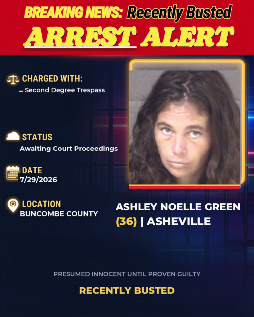 Arrest report - ASHLEY NOELLE GREEN