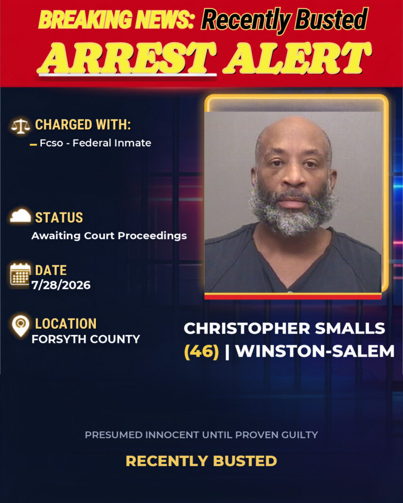 Arrest report - CHRISTOPHER SMALLS