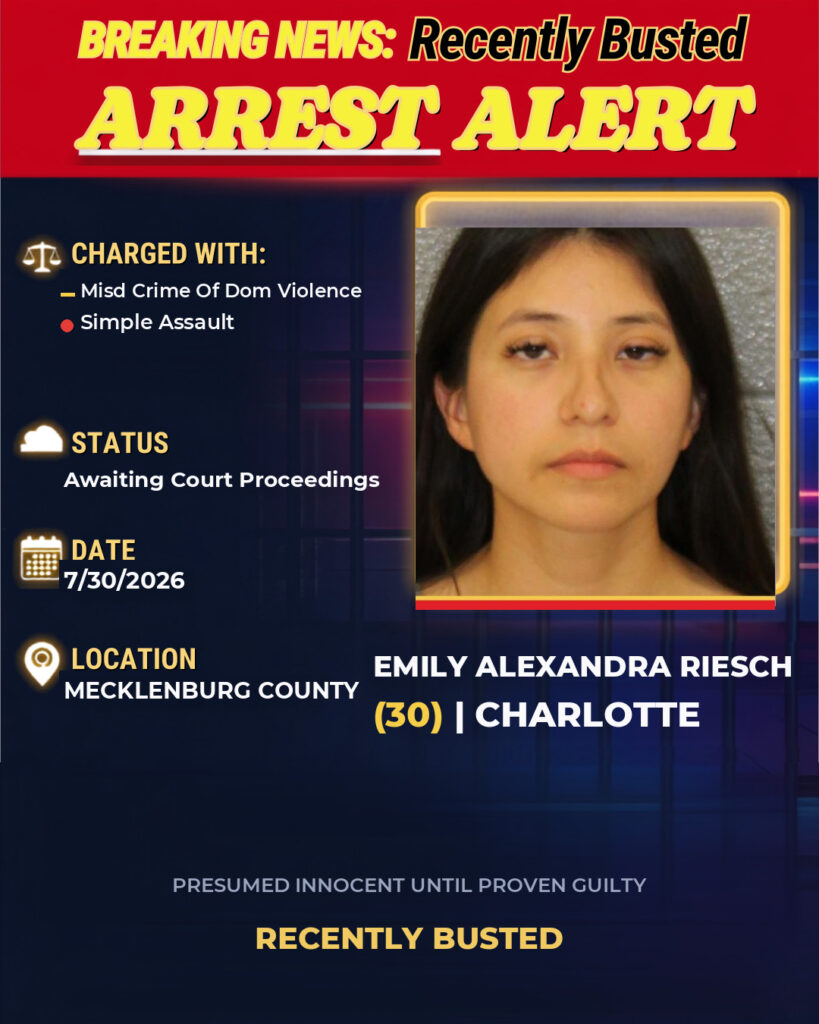 Arrest report - EMILY ALEXANDRA RIESCH