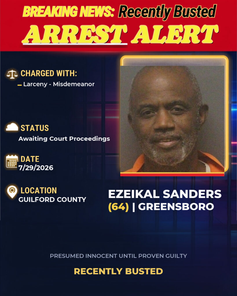 Arrest report - EZEIKAL SANDERS
