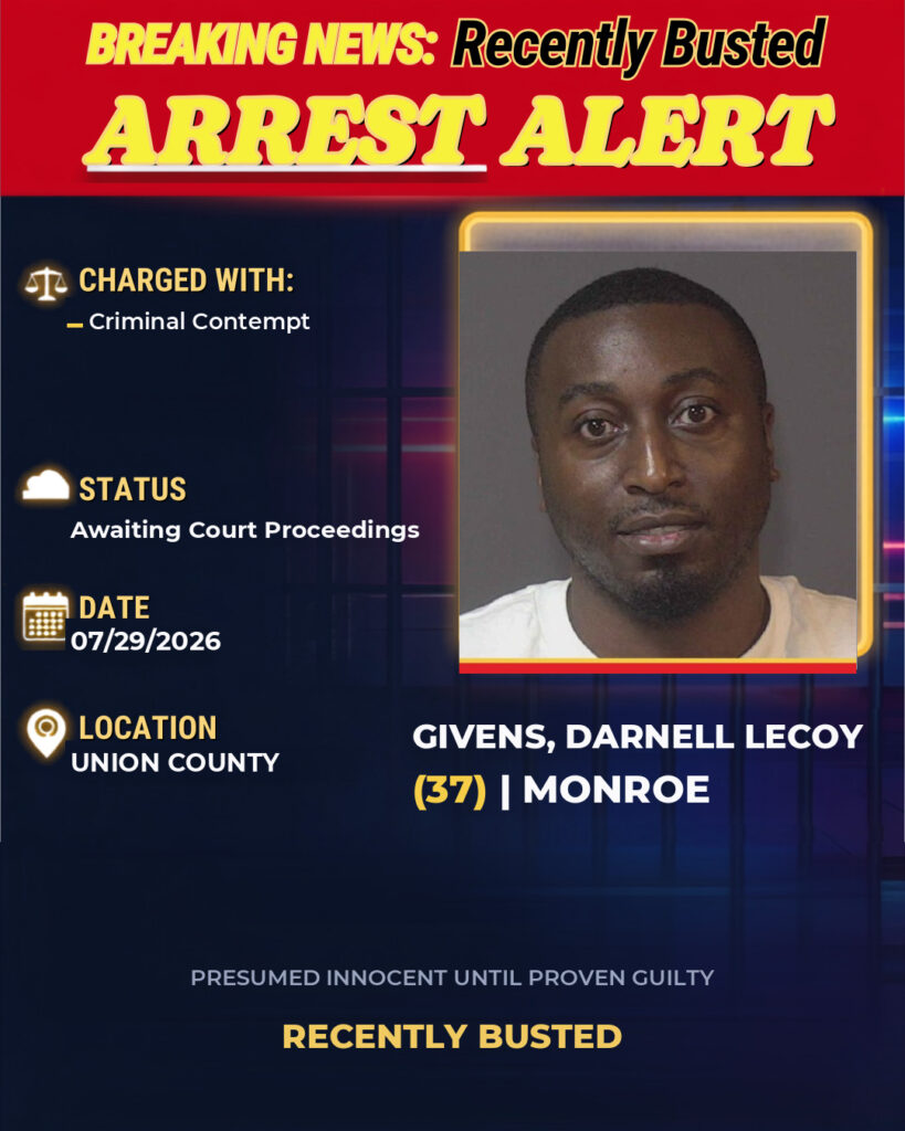 Arrest report - GIVENS, DARNELL LECOY