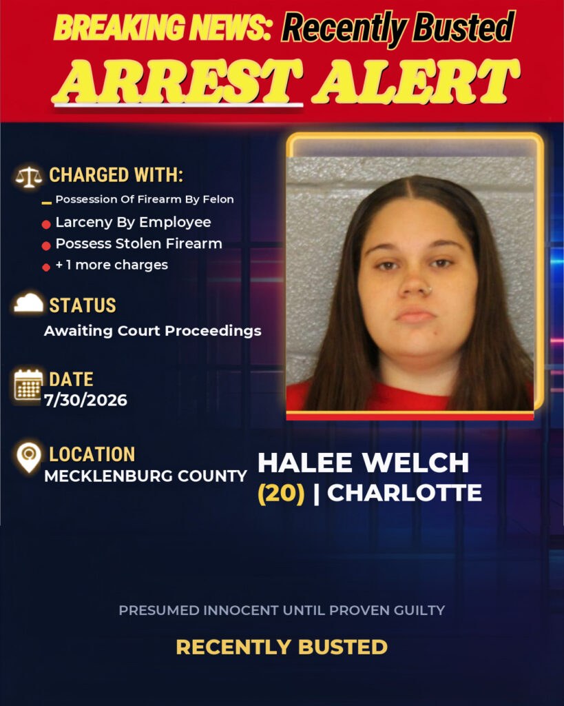 Arrest report - HALEE WELCH