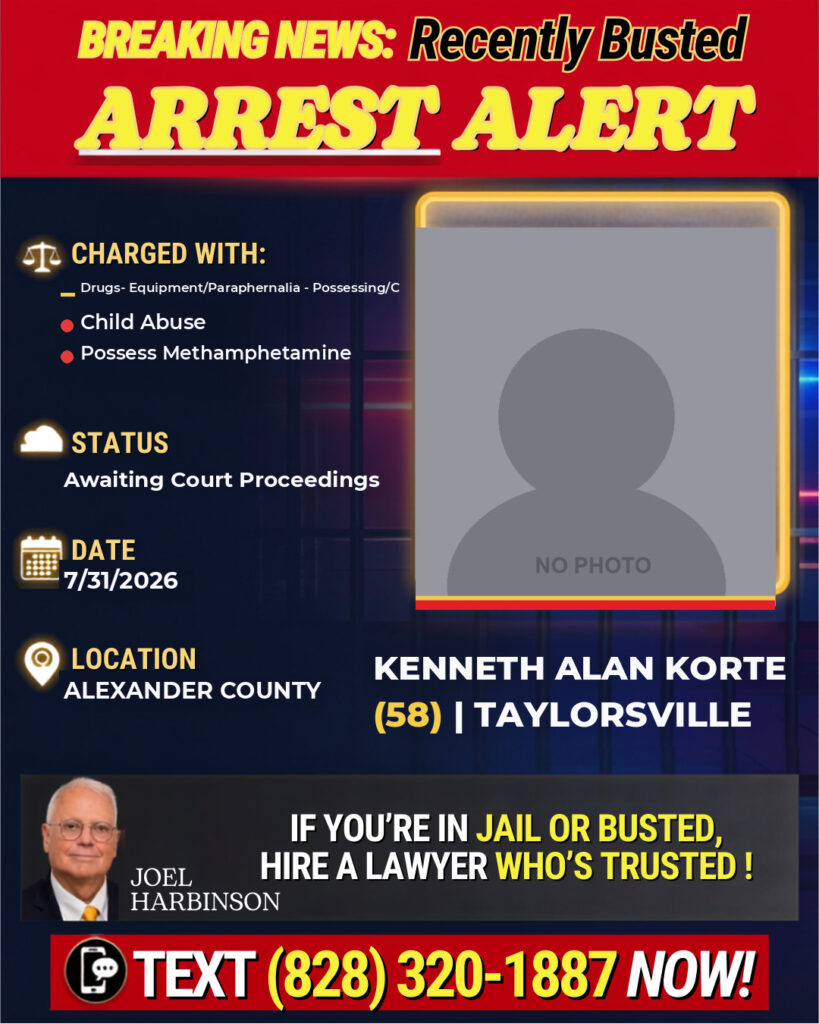 Arrest report - KENNETH ALAN KORTE