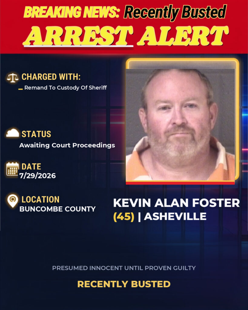 Arrest report - KEVIN ALAN FOSTER
