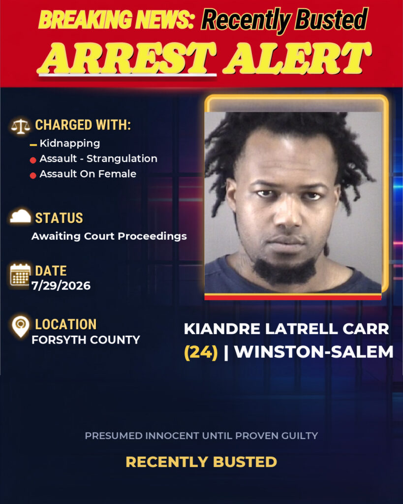 Arrest report - KIANDRE LATRELL CARR