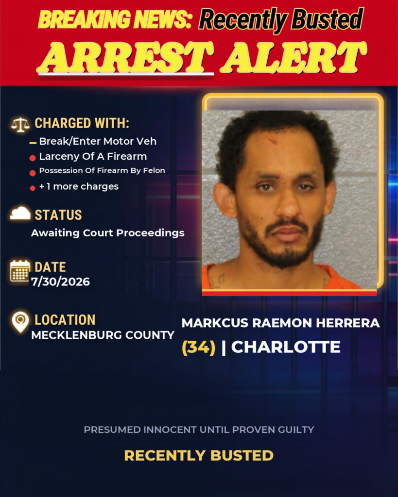 Arrest report - MARKCUS RAEMON HERRERA