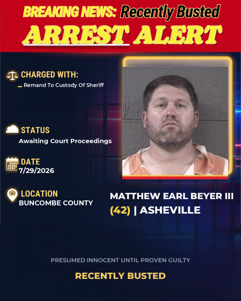 Arrest report - MATTHEW EARL BEYER III