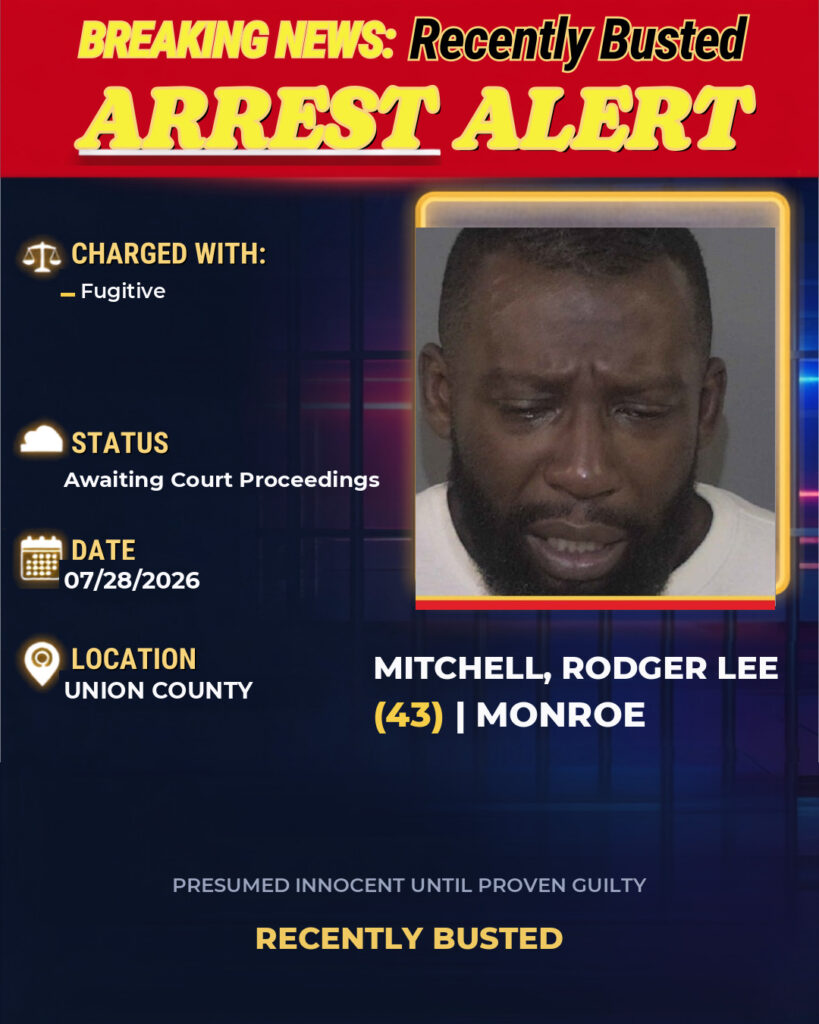 Arrest report - MITCHELL, RODGER LEE