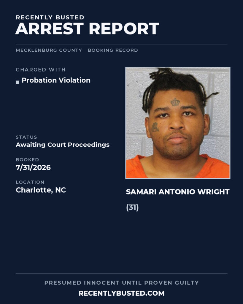 Arrest report - SAMARI ANTONIO WRIGHT