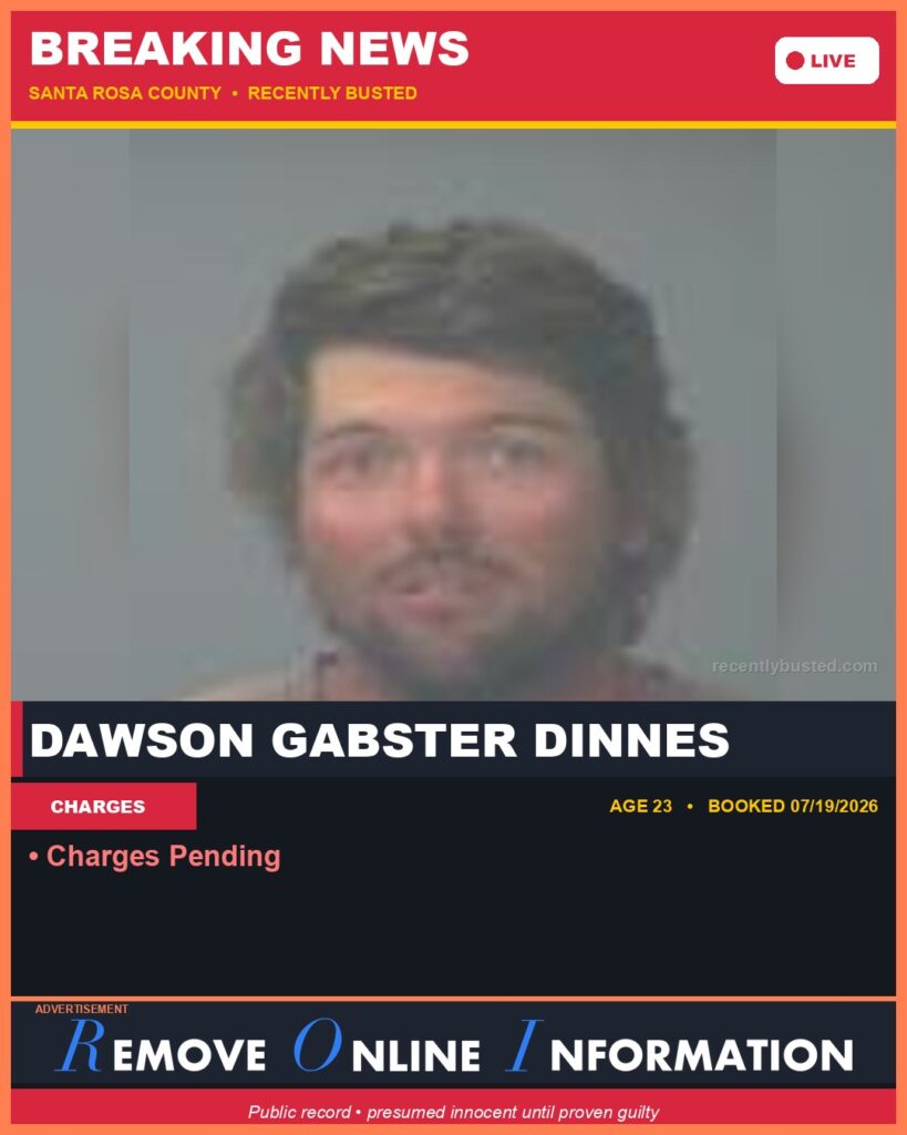 Booking photo of Dawson Gabster Dinnes