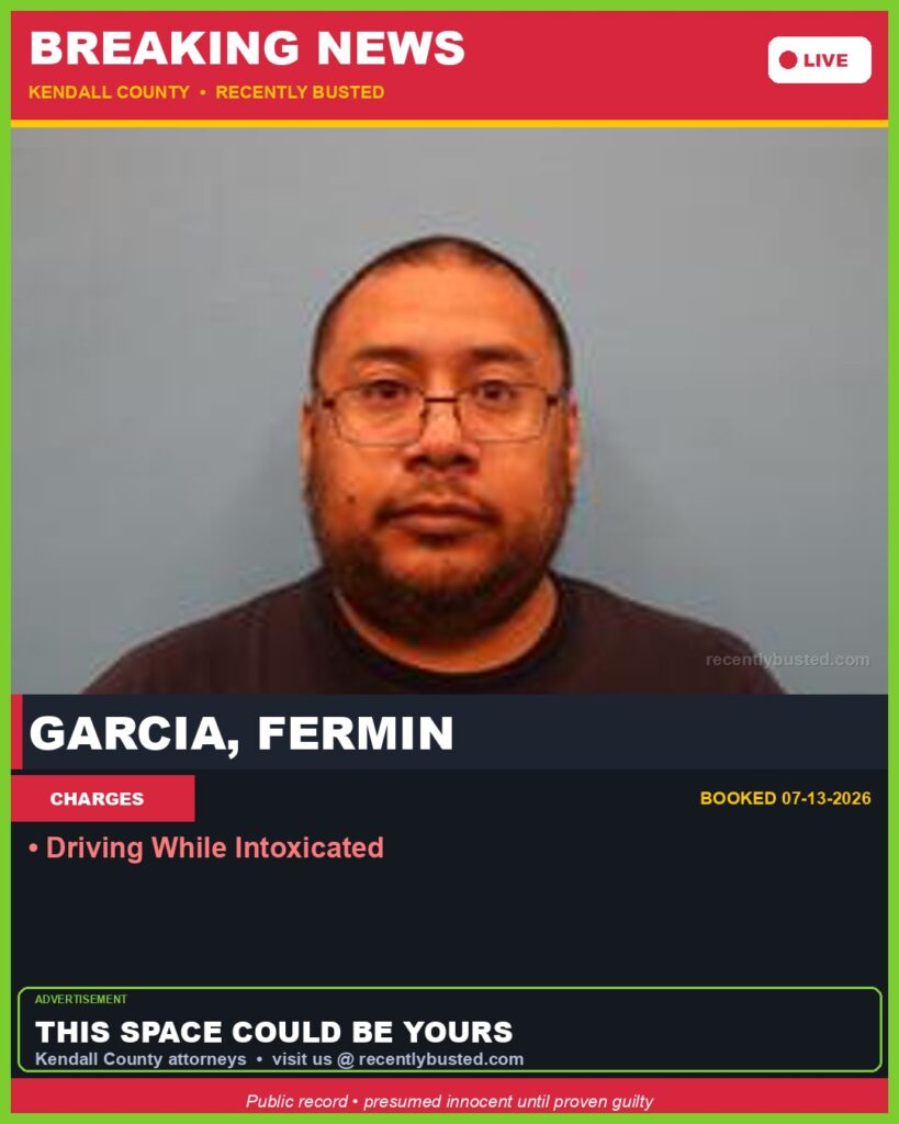 Booking photo of Garcia, Fermin