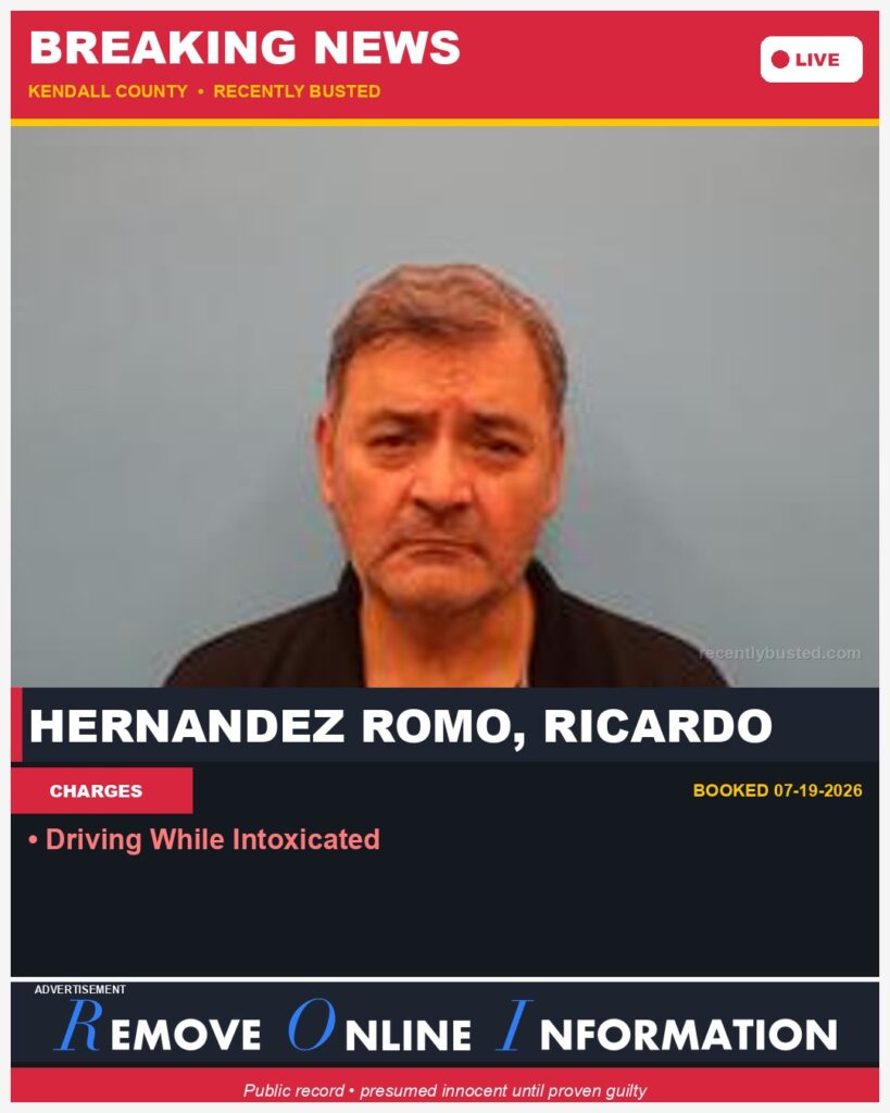 Booking photo of Hernandez Romo, Ricardo