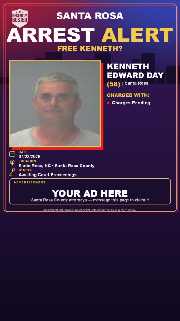 Booking photo of Kenneth Edward Day