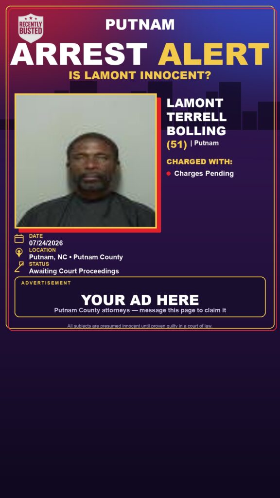 Booking photo of Lamont Terrell Bolling