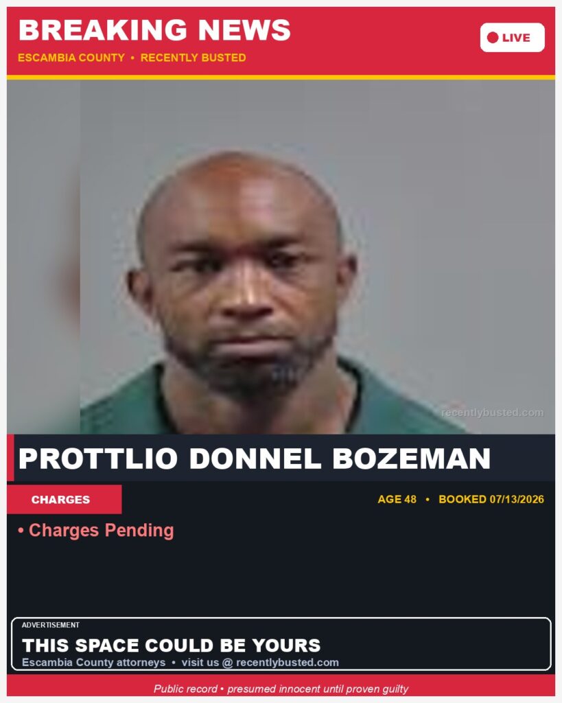 Booking photo of Prottlio Donnel Bozeman