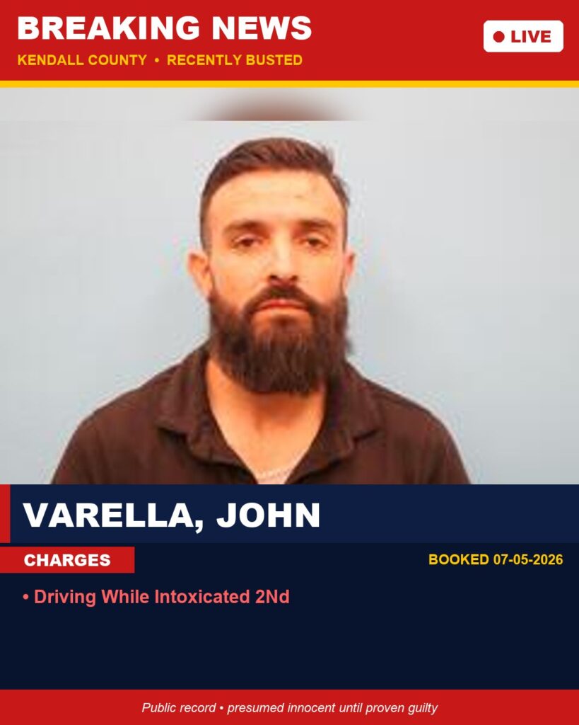 Booking photo of Varella, John